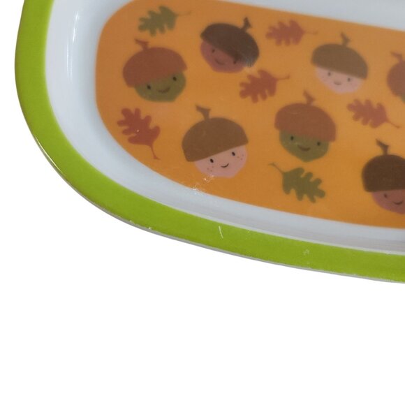 Target Holiday 08 Melamine Divided Plates Set of 4 Halloween Thanksgiving Xmas - Picture 4 of 16